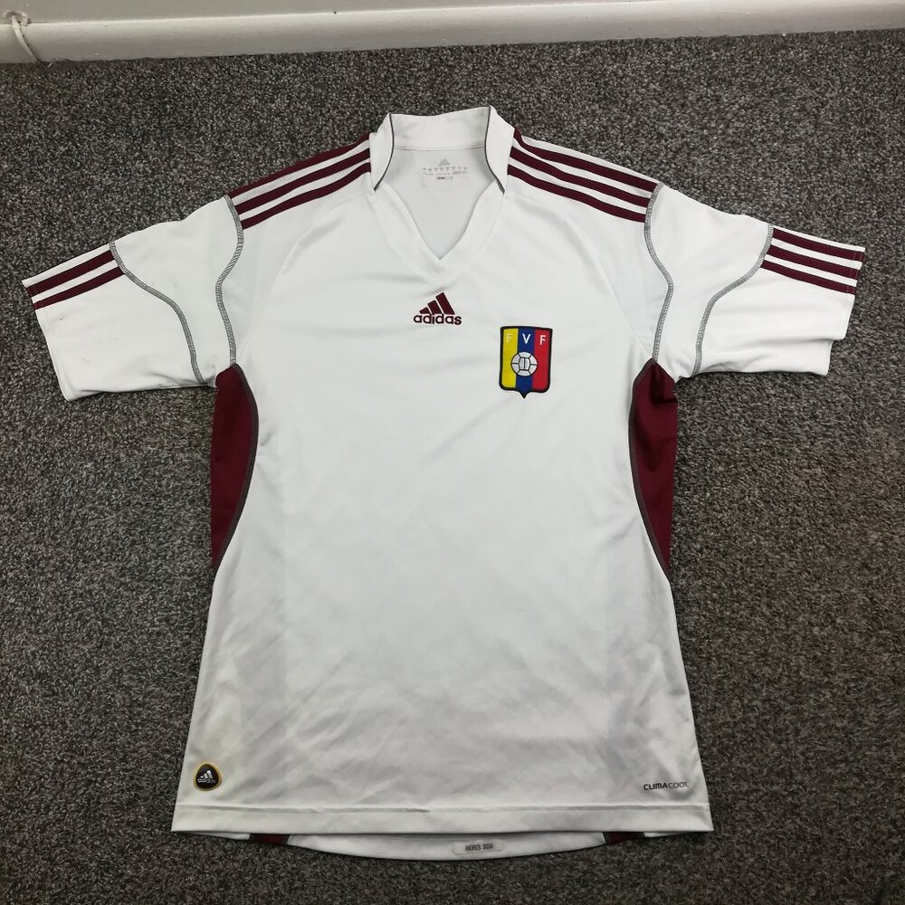 Venezuela National Team Soccer Football Jersey 2010 Adidas White Mens Medium